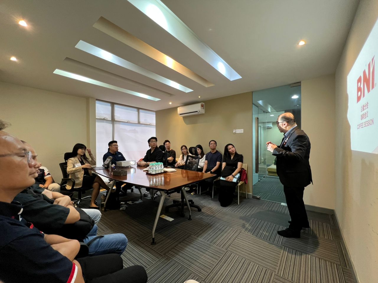 马来西亚 BNI 总裁分会企业参访及咖啡会议